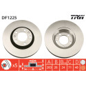 Set di dischi freno TRW DF1225