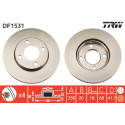Set di dischi freno TRW DF1531