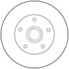 Set di dischi freno TRW DF1540