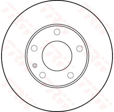 Set di (2) dischi freno TRW DF1556