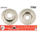 Set di dischi freno TRW DF1612