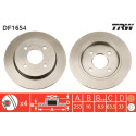 Set di dischi freno TRW DF1654