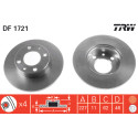 Set di dischi freno TRW DF1721