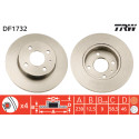 Set di dischi freno TRW DF1732