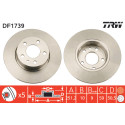 Set di dischi freno TRW DF1739