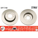 Set di dischi freno TRW DF1748