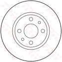 Set di dischi freno TRW DF1788