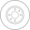 Set di dischi freno TRW DF1788