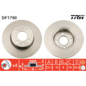Set di dischi freno TRW DF1790