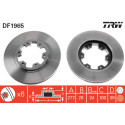 Set di dischi freno TRW DF1965