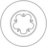 Set di dischi freno TRW DF2389S