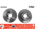 Set di dischi freno TRW DF2550