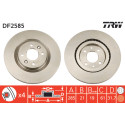 Set di dischi freno TRW DF2585
