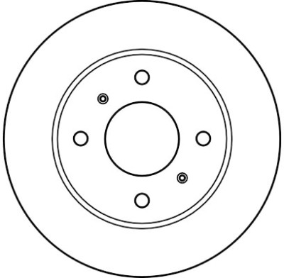 Set di (2) dischi freno TRW DF2591