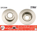 Set di dischi freno TRW DF2598