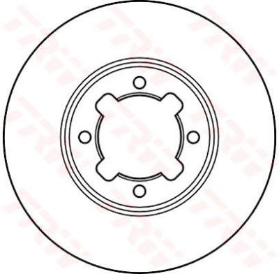 Set di (2) dischi freno TRW DF2618