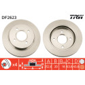 Set di dischi freno TRW DF2623