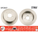 Set di dischi freno TRW DF2647