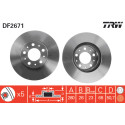 Set di dischi freno TRW DF2671