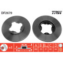 Set di dischi freno TRW DF2679