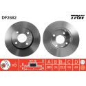 Set di dischi freno TRW DF2682