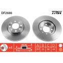 Set di dischi freno TRW DF2686