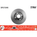 Set di dischi freno TRW DF2729S
