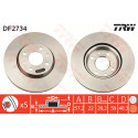 Set di dischi freno TRW DF2734