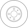 Set di dischi freno TRW DF2734