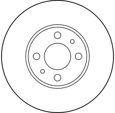 Set di (2) dischi freno TRW DF2734
