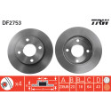 Set di dischi freno TRW DF2753
