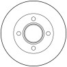 Set di dischi freno TRW DF2753