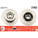 Set di dischi freno TRW DF2771
