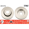 Set di dischi freno TRW DF2776