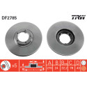 Set di dischi freno TRW DF2785