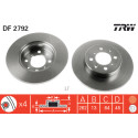 Set di dischi freno TRW DF2792