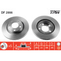 Set di dischi freno TRW DF2806