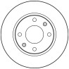 Set di dischi freno TRW DF2815