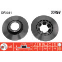 Set di dischi freno TRW DF3031