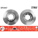 Set di dischi freno TRW DF3047