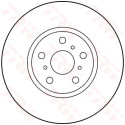 Set di dischi freno TRW DF3093