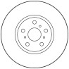 Set di dischi freno TRW DF3093