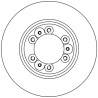 Set di dischi freno TRW DF4029