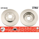 Set di dischi freno TRW DF4046