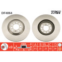 Set di dischi freno TRW DF4064