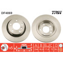 Set di dischi freno TRW DF4069