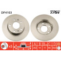 Set di dischi freno TRW DF4103