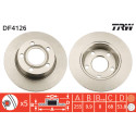 Set di dischi freno TRW DF4126