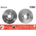 Set di dischi freno TRW DF4179