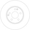 Set di dischi freno TRW DF4180